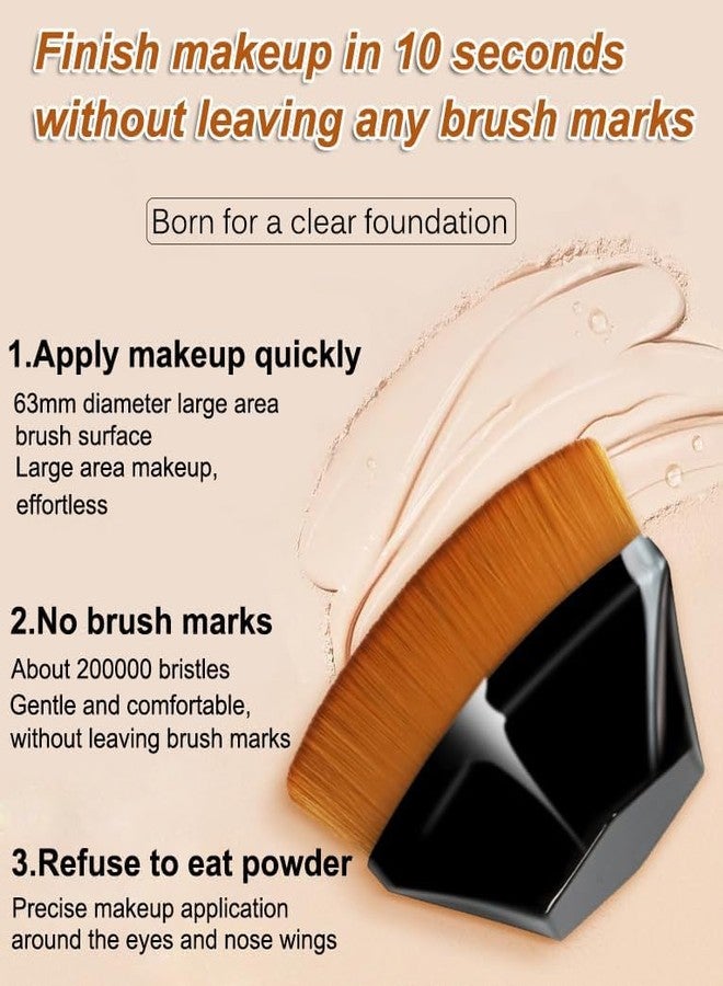 MVM Enterprise 1 Pack Magic Foundation Brush, Portable Exquisite Makeup Brush, with Storage Box, for Mixing Liquid, Cream or Flawless Foundation Makeup - Image 5