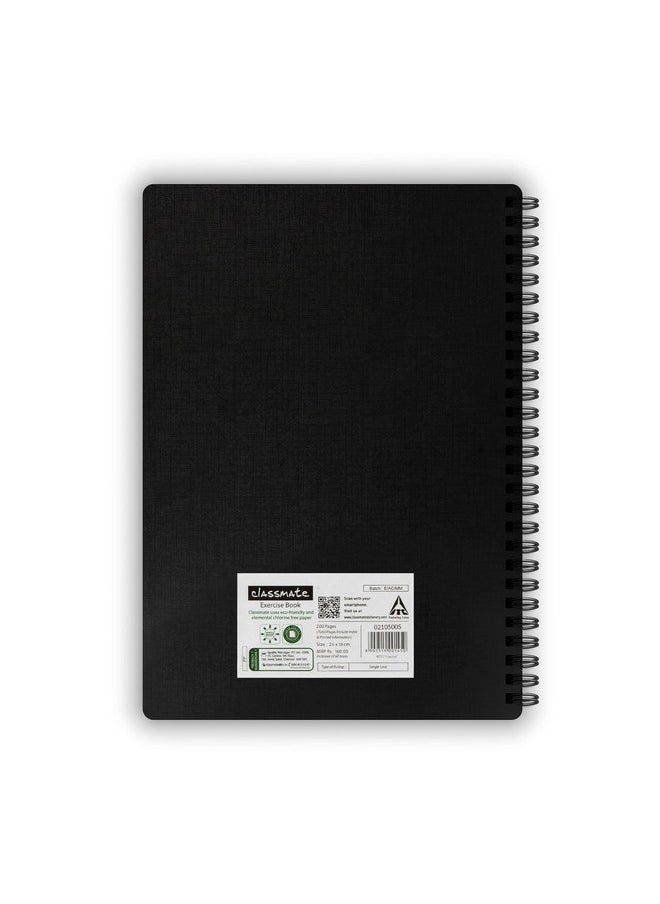 classmate Classmate Pulse Notebook - 300 Pages | Single Line | 26.7cm x 20.3cm | Wiro Binding | Multicolor | Pack of 3 Notebooks | Ruled Notebook for Students  - Image 3