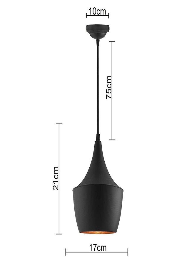 Diktmark Pendant Dholak Shape LED Hanging Light (Bulb Not Included, Pack of 2) - Image 4