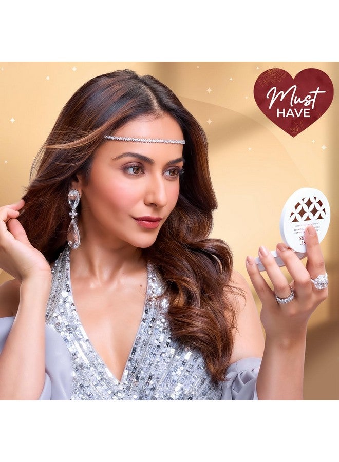 جاست هيربز بودرة مضغوطة مضادة للشيخوخة لتعزيز إشراقة البشرة والتحكم في الزيوت 9 جرام (طبيعية) - Image 2