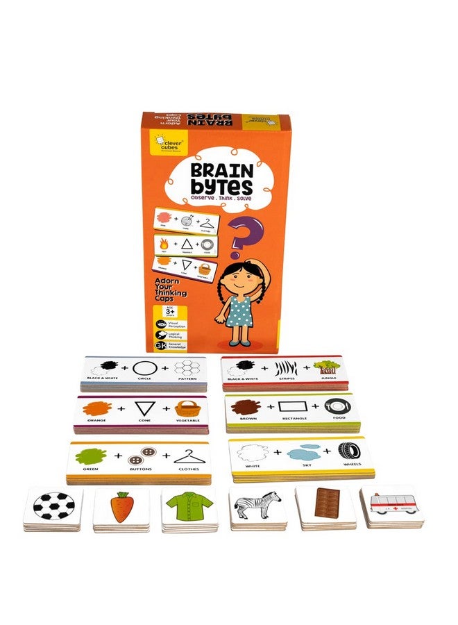 Clever Cubes For Kids Brain Bytes Play & Learn Educational Games Best Return Giftspack Of 1 - Image 1