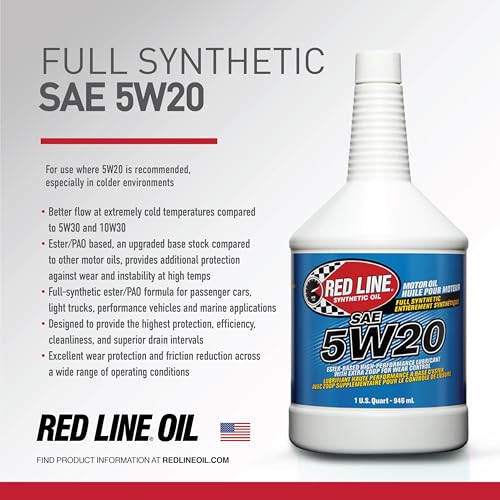 Red Line 15205 SAE 5W20 Fully Synthetic Motor Oil - 1 Gallon - Image 3