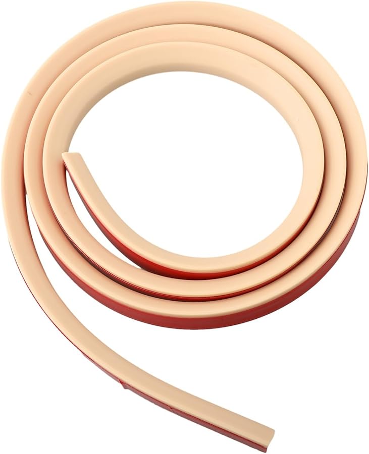 Khaki 200cm Flexible Silicone Shower Water Barrier Strip 30mm Height Wet Dry Area Divider - Image 2