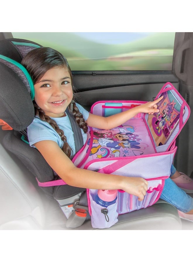 Minnie Mouse Kids Travel Tray for Toddler, Car Seat Tray for Roadtrip Essentials & Activities - Image 1