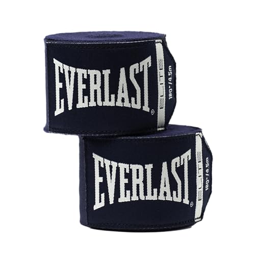 Everlast Elite 180” Hand Wraps - Breathable Nylon-Polyester, Hook & Loop Closure, Wrist & Knuckle Protection, Wear Under Boxing or Training Gloves - Image 2