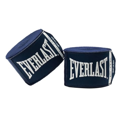 Everlast Elite 180” Hand Wraps - Breathable Nylon-Polyester, Hook & Loop Closure, Wrist & Knuckle Protection, Wear Under Boxing or Training Gloves - Image 1