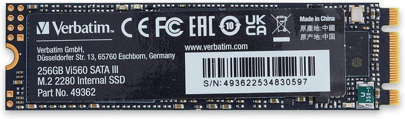 Vi560 S3 SSD Internal SSD with 256GB Data Storage Solid State Drive with SATA III M.2 2280 and 3D NAND Technology Black Ideal for Notebook and Ultrabook - Image 1