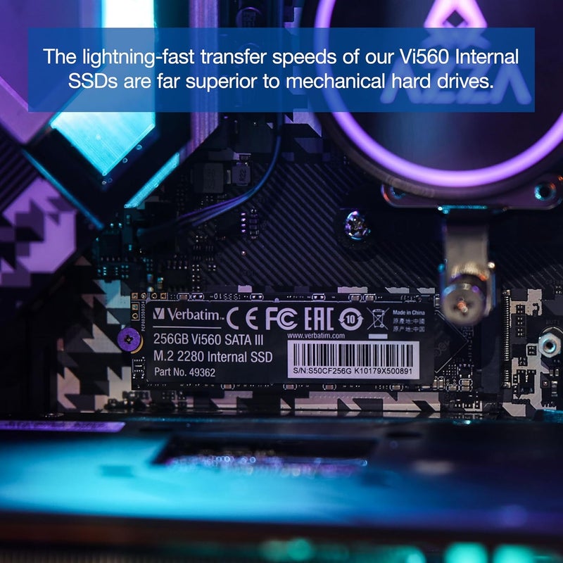 Vi560 S3 SSD Internal SSD with 256GB Data Storage Solid State Drive with SATA III M.2 2280 and 3D NAND Technology Black Ideal for Notebook and Ultrabook - Image 2