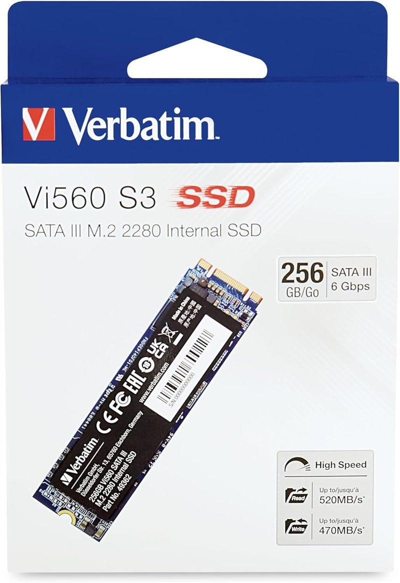 Vi560 S3 SSD Internal SSD with 256GB Data Storage Solid State Drive with SATA III M.2 2280 and 3D NAND Technology Black Ideal for Notebook and Ultrabook - Image 5