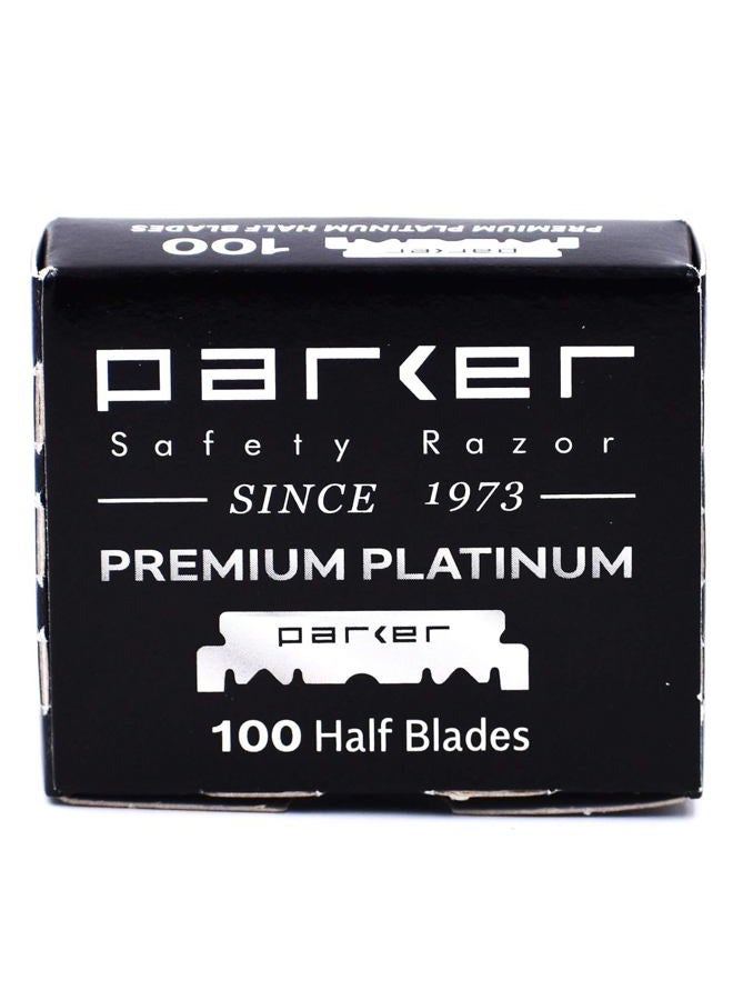Parker Safety Razor Parker SR1 Men's Shave Set – Pure Badger Brush, Shave Stand, Razor & 100 Blades - Image 5