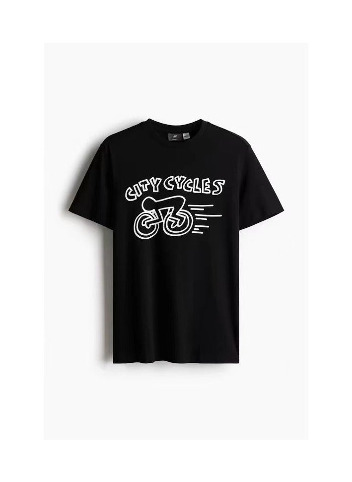 H and M - New HM Casual Loose Cotton Short Sleeved Shirt - Image 1