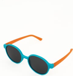 Focus On Polarized Kids Sunglasses | Orange Turquoise | 6-12 Years | Lightweight Flexible  - Image 2
