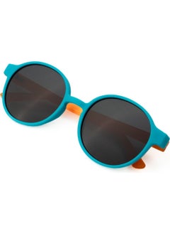 Focus On Polarized Kids Sunglasses | Orange Turquoise | 6-12 Years | Lightweight Flexible  - Image 1