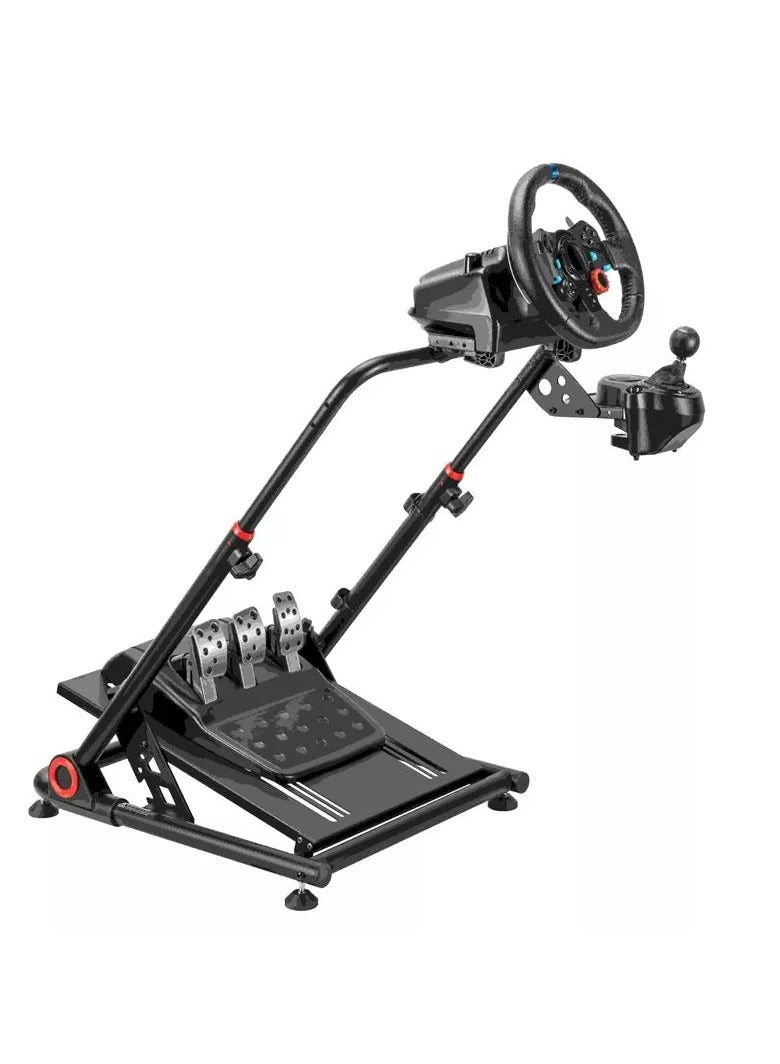 k Gaming G29 G920 Racing Steering Wheel Stand fit for Logitech G27/G25/G29 Thrust master T80 T150 TX F430 Gaming Wheel Stand- Black - Image 1