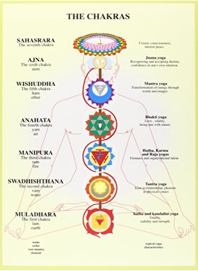 null - Chakras A4 by Jan van Baarle Paperback - Image 1