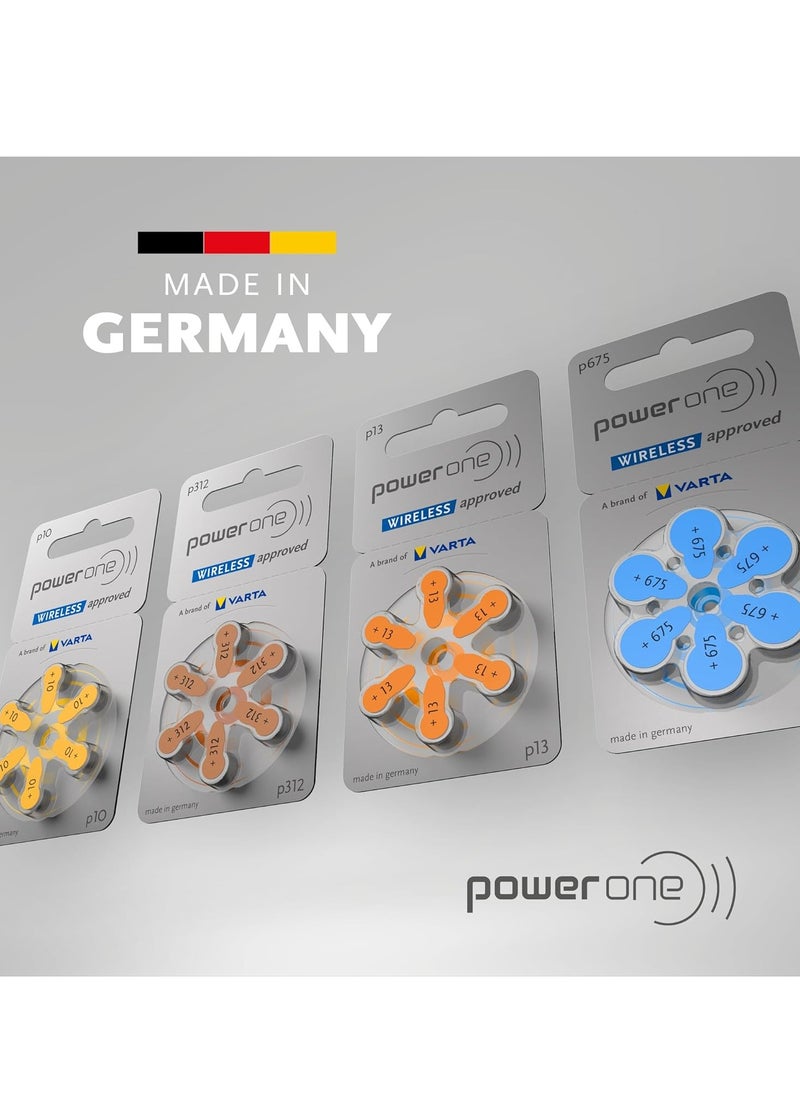 Power One Pack Of 60 Pieces 1.45V Original High Level Hearing Aid Batteries P675  - Image 5