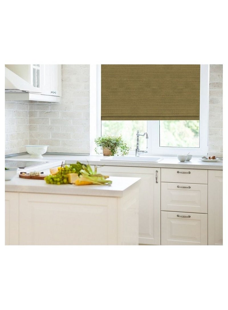 Home Gallery Sunlight roller blinds Half Shading 140*200 cm Brown - Image 2