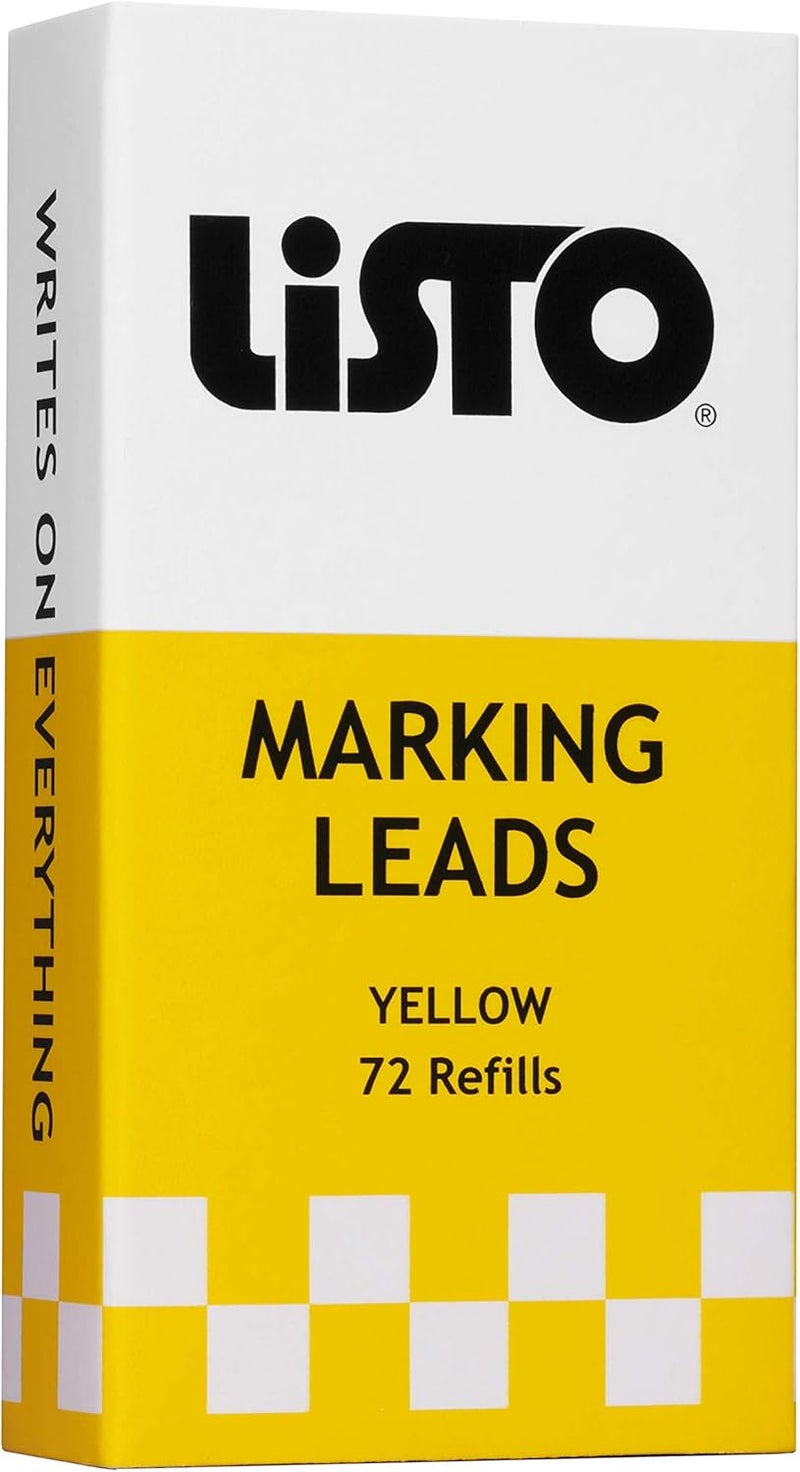Listo Pencil Company - Refill Marking Lead, Yellow, 72 count - Image 1