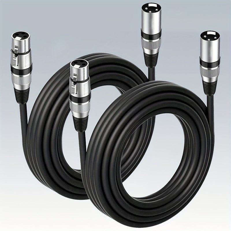 Blue XLR Balanced Microphone Cable 3M 10FT Male To Female - Image 5