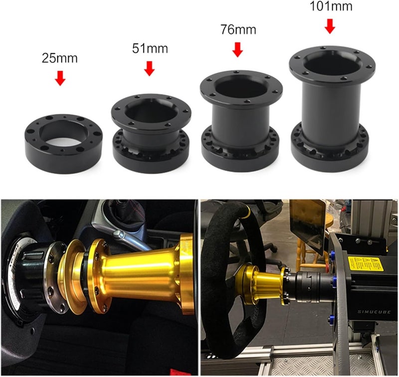 Wivplex Universal Steering Wheel Hub Adapter Spacer - Image 3
