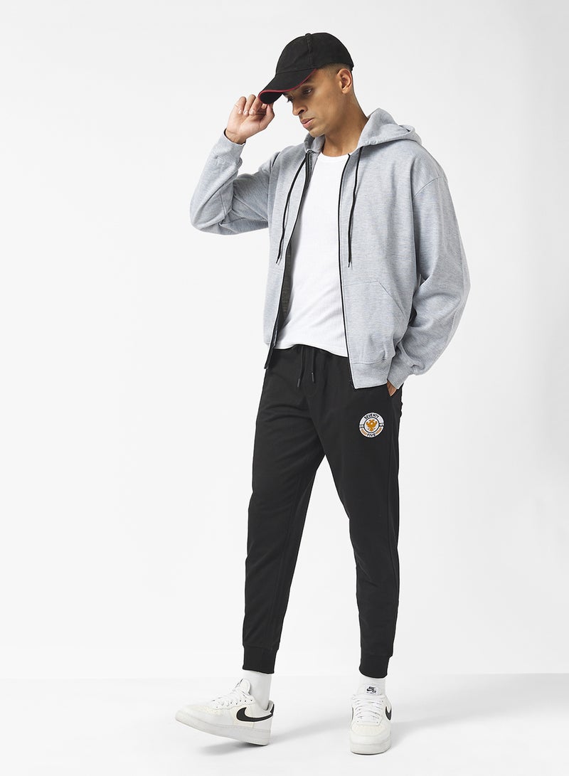 سفنتي فايف بيسيكس هودي بسحاب كبير الحجم - Image 4