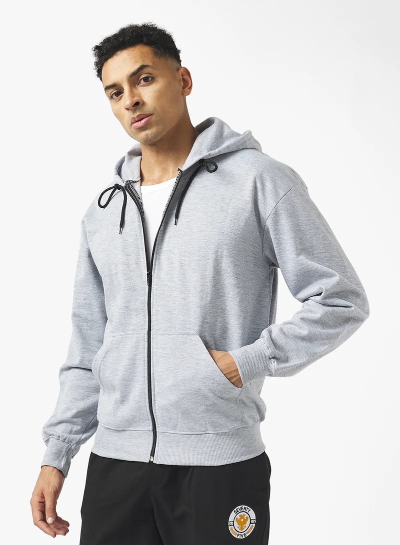 سفنتي فايف بيسيكس Oversized Zipped Hoodie
