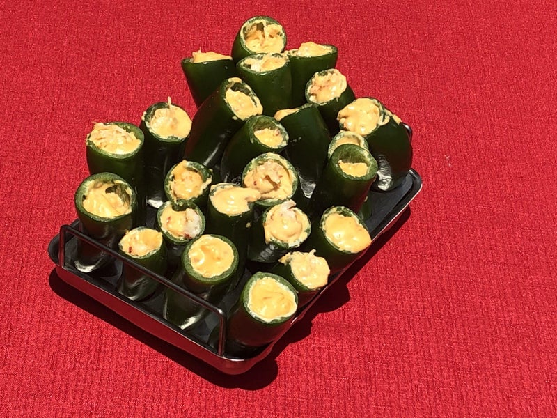 King Kooker Model 24VJR Stainless Steel Jalapeno Rack and Cooking Tray with Corer Tool Small - Image 2