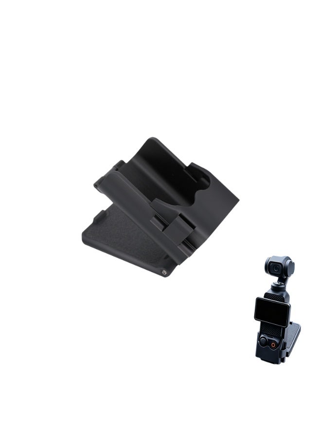 CHIYLE Magnetic Mount Stand for DJI Osmo Pocket 3 & 4,Adjustable Base with Protective Frame,Easy to Install, Quick to Store, for Desktop & Vertical Surfaces (Black) - Image 1