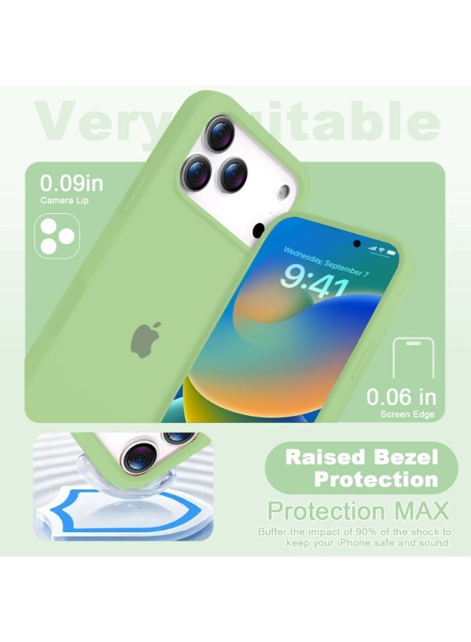 أوللاي آيفون 17 برو ماكس كيس واقي، مادة السيليكون، مقاومة للصدمات مع حماية عدسة الكاميرا وتغطية زر التحكم، غطاء واقي مضاد للصدمة الهاتف المحمول، متوافق مع إكسسوارات MagSafe - Image 4