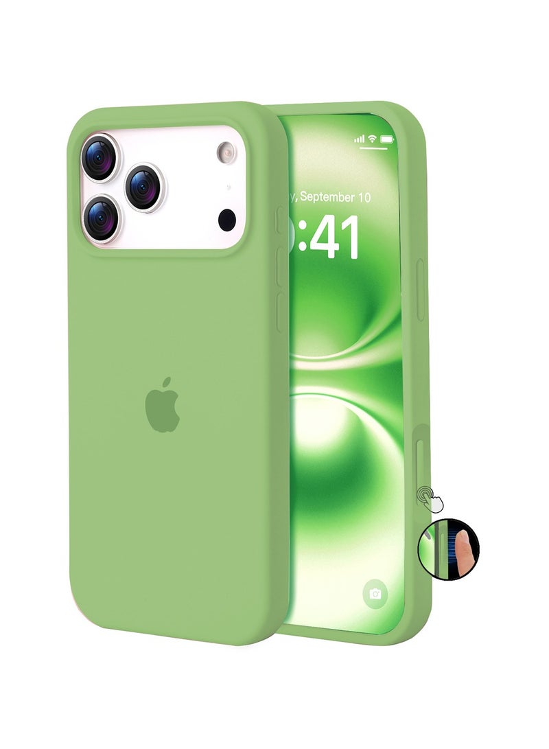 أوللاي آيفون 17 برو ماكس كيس واقي، مادة السيليكون، مقاومة للصدمات مع حماية عدسة الكاميرا وتغطية زر التحكم، غطاء واقي مضاد للصدمة الهاتف المحمول، متوافق مع إكسسوارات MagSafe - Image 1