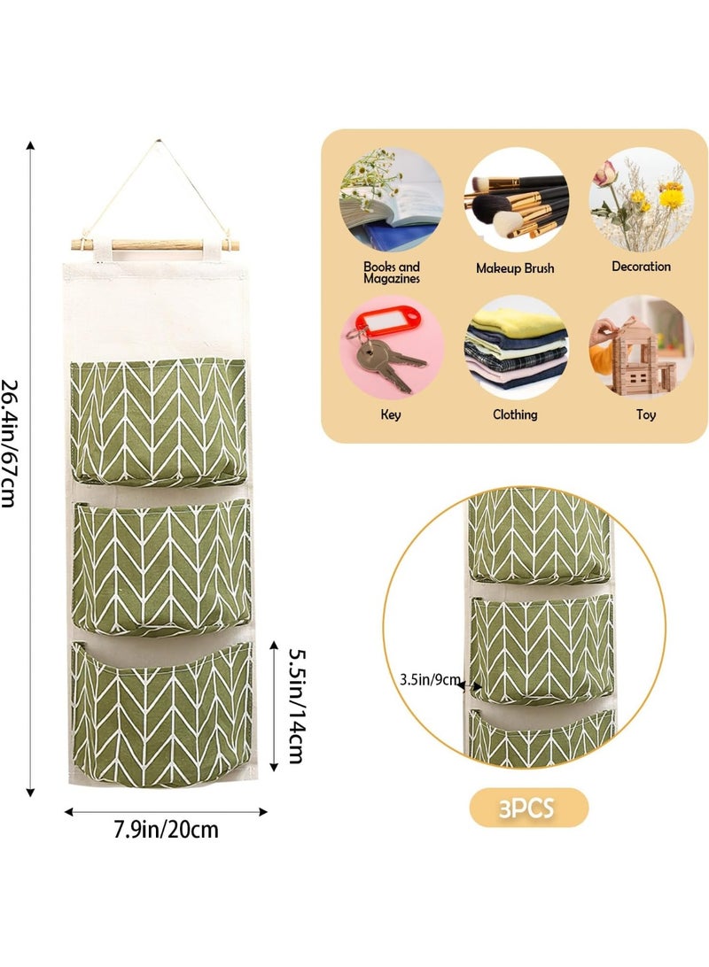 3 منظمين معلقين على الباب، مع ثلاثة أكياس كبيرة (67×20 سم)، وخزائن غرف النوم ومخازن الأغذية، وأرفف جدارية للملابس ولعب - Image 4