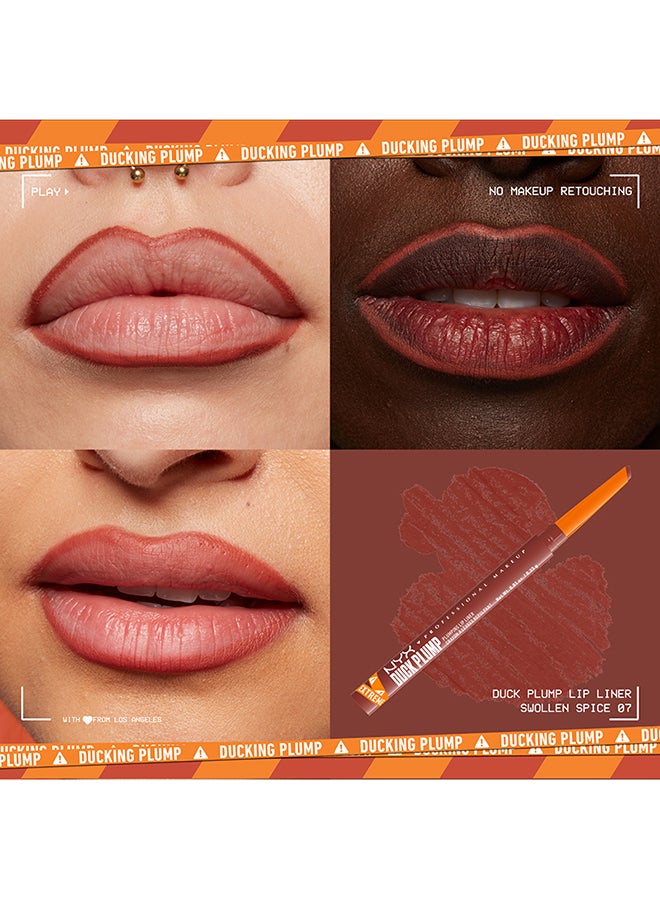 Duck Plump Plumping Lip Liner Lip Liner Up To 10 HR Wear Matte Finish Swollen Spice
