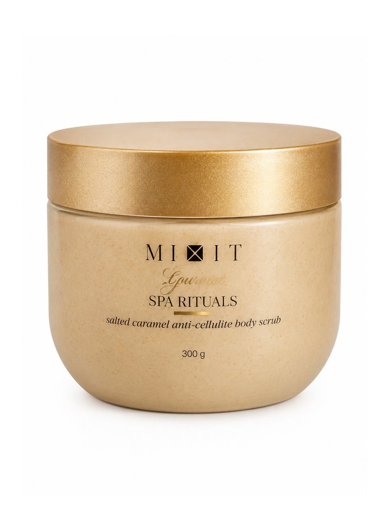 MIXIT Spa Rituals Gourmet Salted Caramel & Whipped Cream Body Scrub, Exfoliating & Smoothing, 300g - Image 1