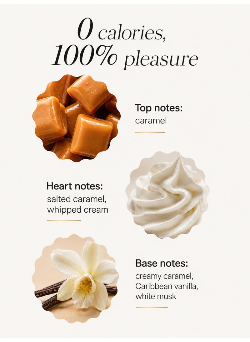 MIXIT Spa Rituals Gourmet Salted Caramel & Whipped Cream Body Scrub, Exfoliating & Smoothing, 300g - Image 4