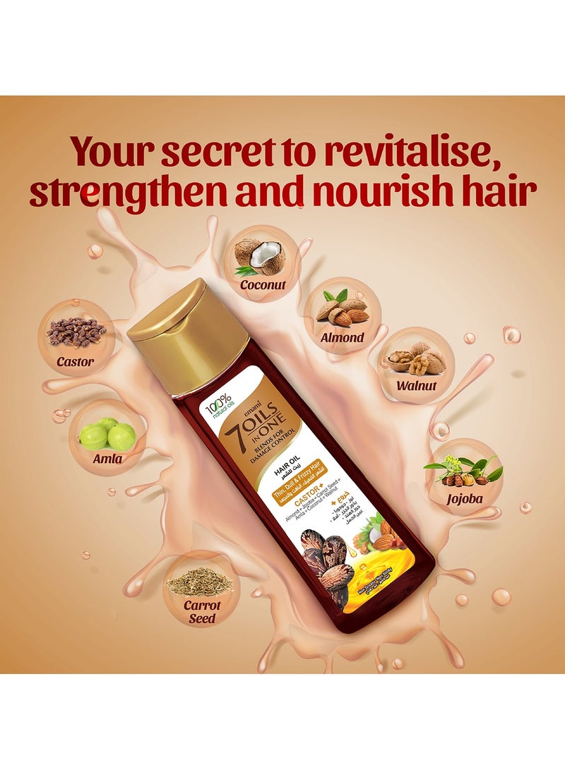 7 in 1 Hair Oil Castor - 200ML