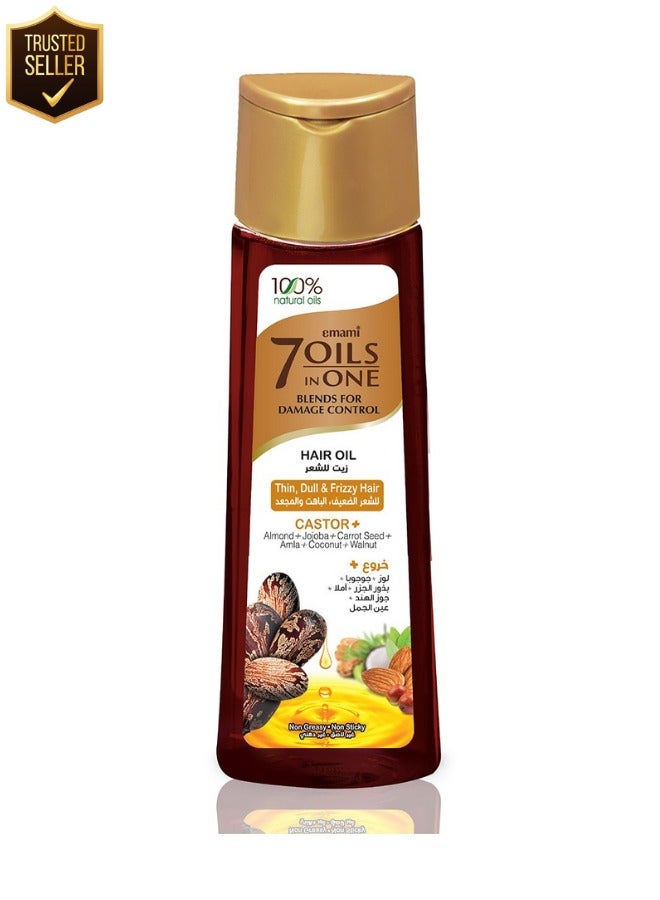 7 in 1 Hair Oil Castor - 200ML
