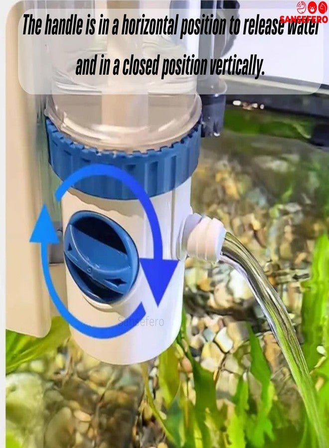 SANSEFERO® Large Flow Hang On Back Aquarium Filter for Fish Tank with Bio Power Multi-Stage Filtration System with Silent Motor Suitable for Fresh & Salt Water (YBF 500 | 6W | 500L/Hr) - Image 5