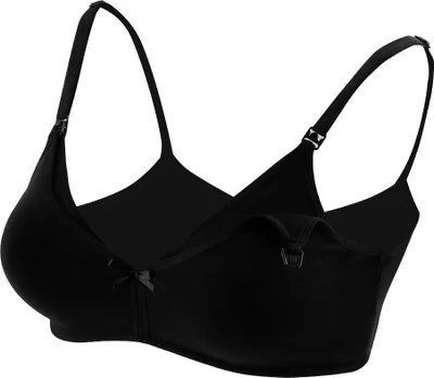 Gezenbebe Bmom Pregnancy and Nursing Bra Black