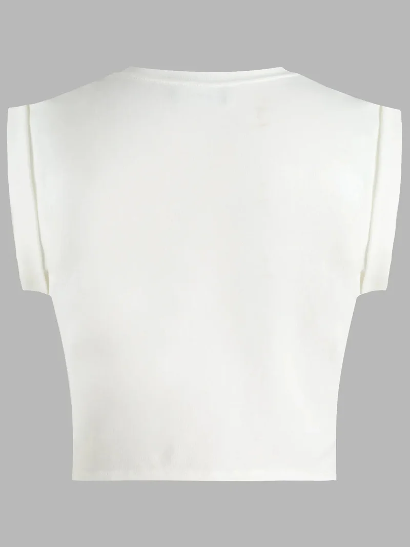 HICCUP Printed Crop T-Shirt