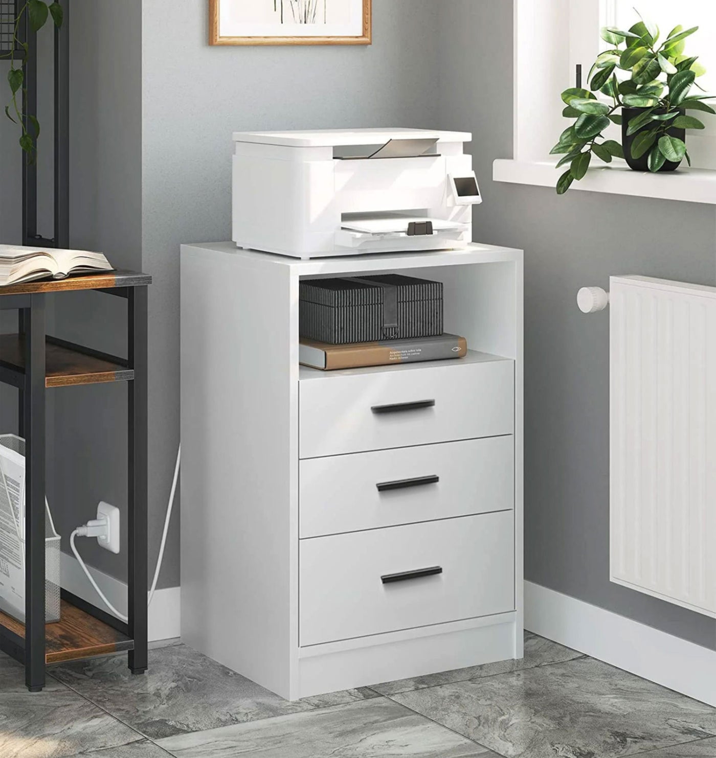 Modern MDF nightstand - Height 65 cm - Width 40 cm - Depth 36 cm, from Furniture Store.