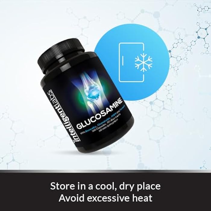 Intelligent Labs Glucosamine and Chondroitin High Strength Complex with MSM | 180 Capsules | Immune System Support | with Turmeric, Boswellia, and Quercetin Joint Care Supplements - Image 4