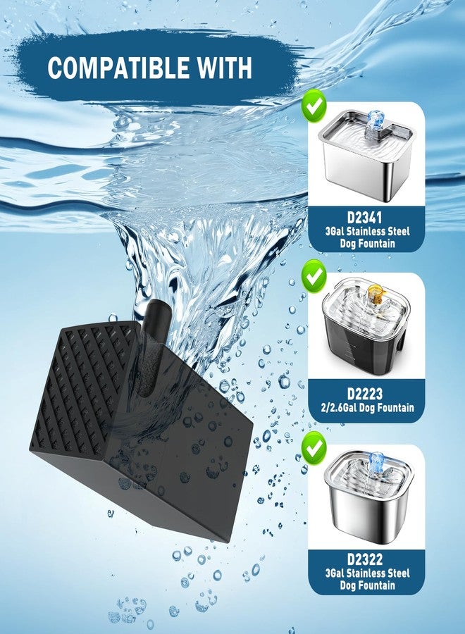 PETNF Dog Water Fountain Water Pump Replacement for PETNF 3 Gallons Stainless Steel Pet Water Fountain for Large Dogs, Replacement Pump for D2223, D2341, D2322 Models, Safe, Quiet and Powerful Pump - Image 4