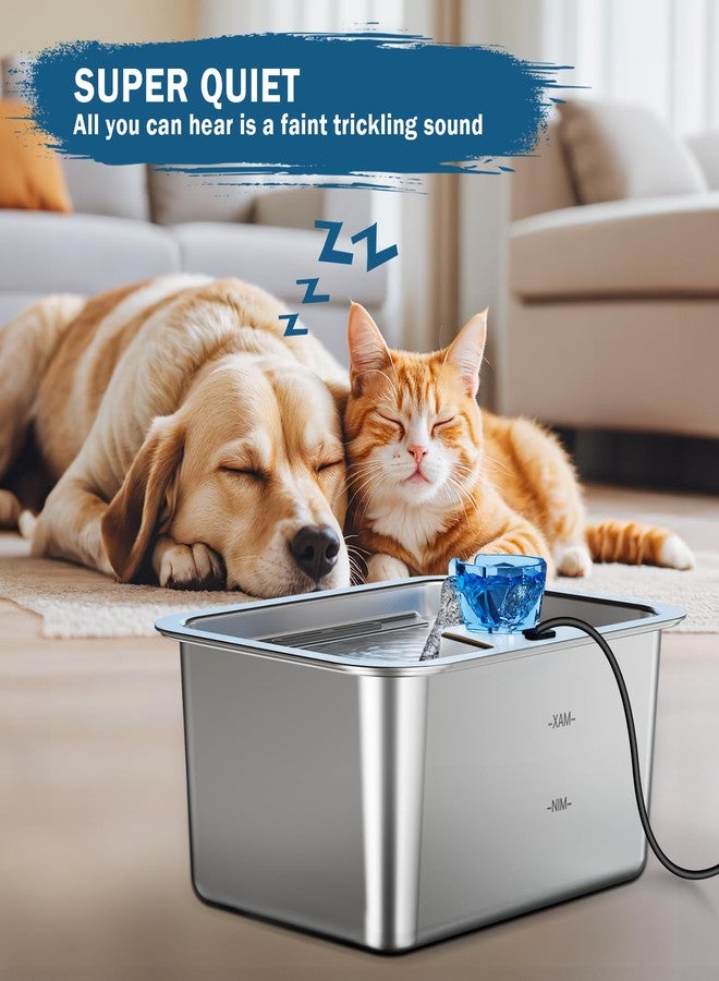 PETNF Dog Water Fountain Water Pump Replacement for PETNF 3 Gallons Stainless Steel Pet Water Fountain for Large Dogs, Replacement Pump for D2223, D2341, D2322 Models, Safe, Quiet and Powerful Pump - Image 2