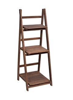 Wooden Foldable Plant Stand Book Shelf Display Flower Rack Stand 3 Layer Solid Wood Ladder Design Flower Vase Shelves Bathroom Shelf (Brown) - pzsku/Z6AF60645A5545A20F592Z/45/_/1656769269/949358e6-4c34-40be-9460-5724167d5002