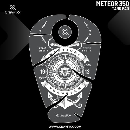 Grayfixx Meteor 350 Full Tank Pad | Meteor 350 Sticker, Pack of 1 - Image 2