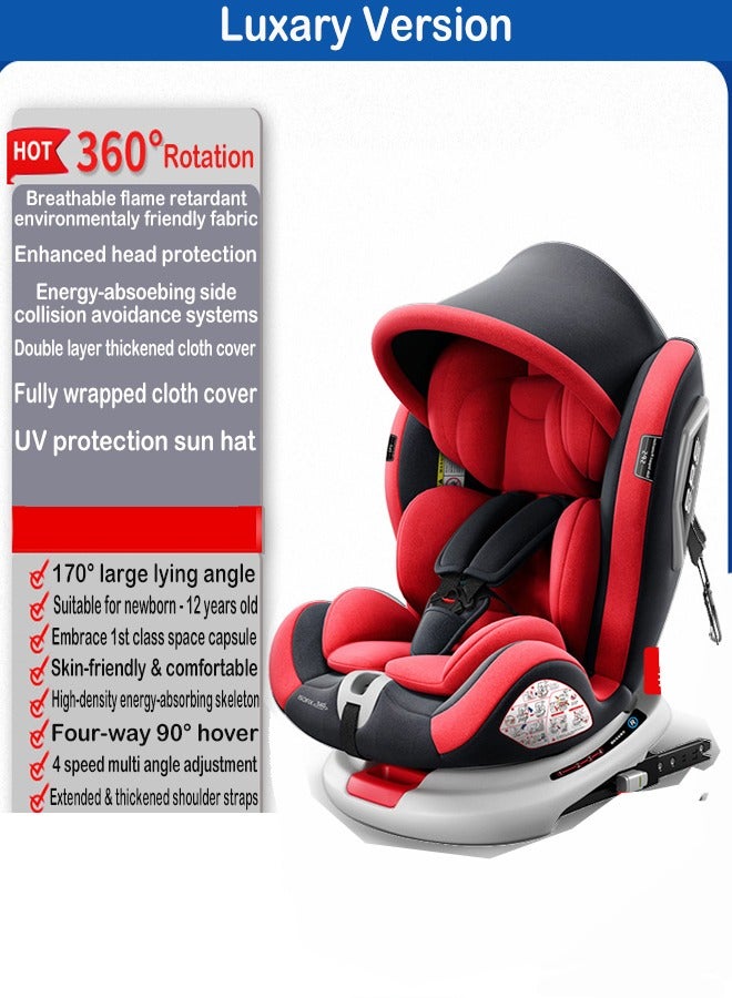 ZCM-HAPPY Car Child Safety Seat with 360° Rotating Feature With Universal Compatibility and Premium Accessories  - Image 2