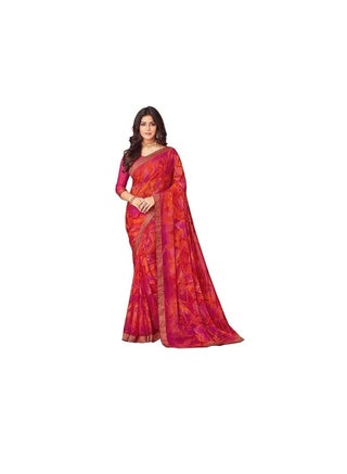 Women's Floral Printed Chiffon Saree with Blouse - pzsku/Z6AF610736829088F86B6Z/45/_/1737368716/ca101e3f-830f-4020-81a4-7806ae6f0d46