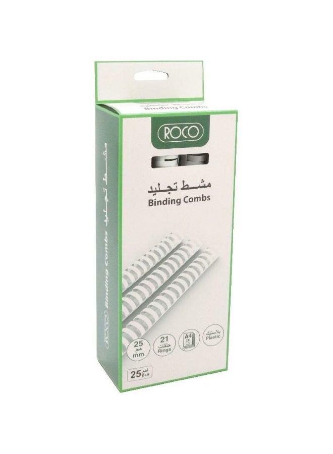 ROCO Spiral Binding Comb 25mm - Image 1