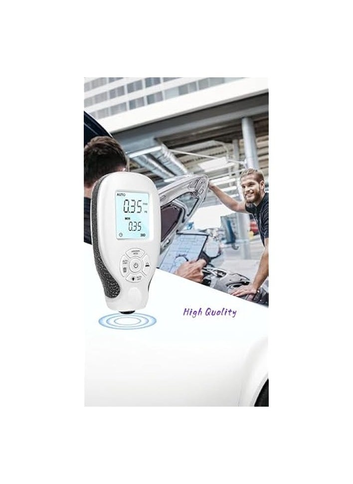 PROMASS Digital Coating Meter with LCD Display - Automotive Paint Thickness Gauge for Accurate Car Coating Film Measurement (0~2000um)  - Image 2