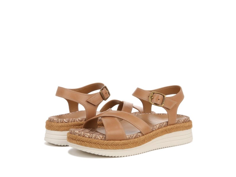 Vionic Womens Ankle Straps Camel Brown Leather 9.5 M - Image 1